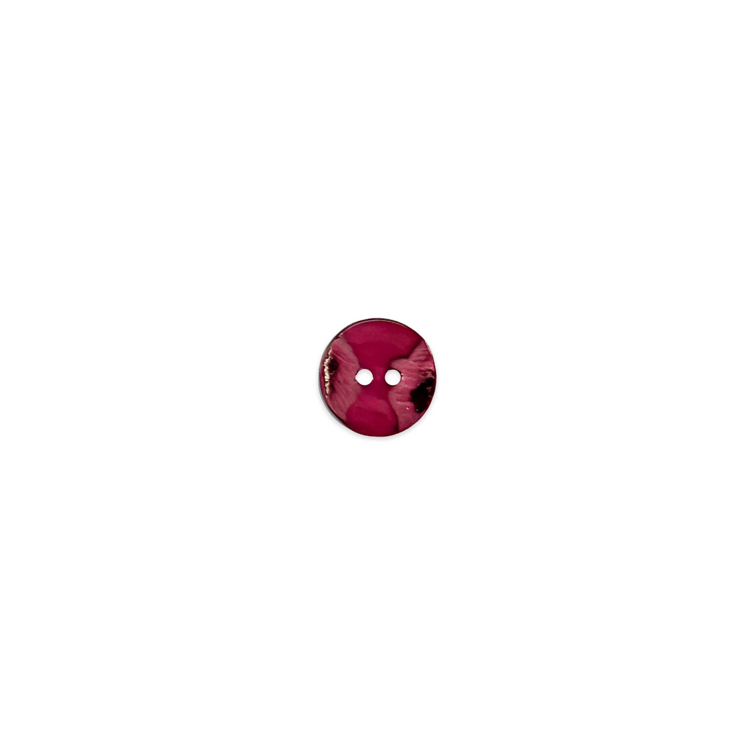 Bottone Madreperla 2 Fori Magenta Lin 24 Image