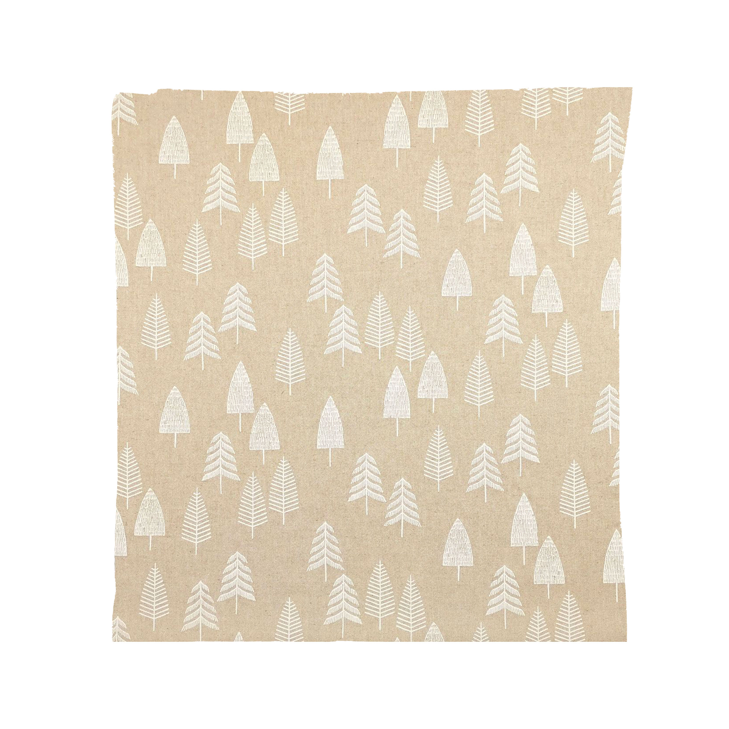 Federa per Cuscino Fantasia Alberi Bianchi Silhouette