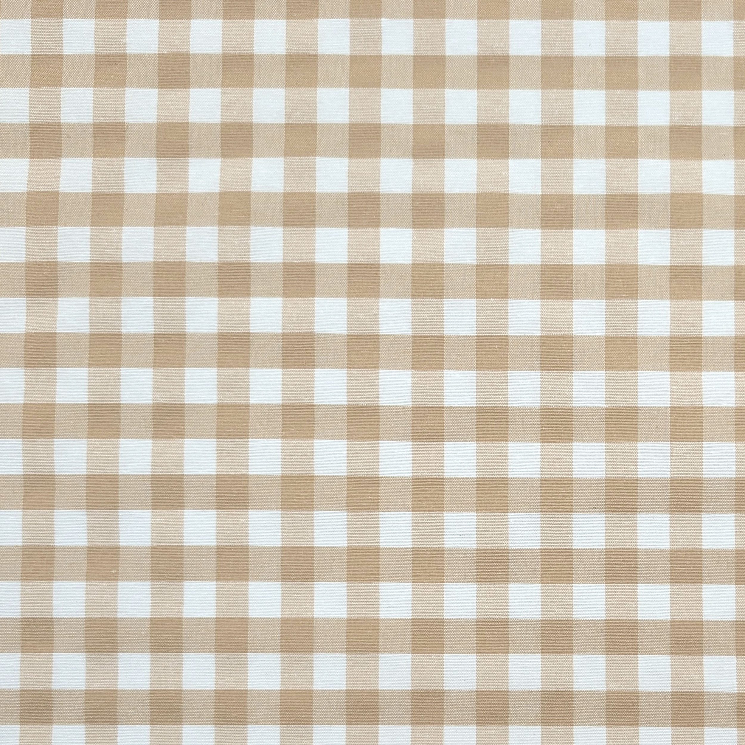 Tessuto per Tovaglia Resinata Quadretti Beige Image