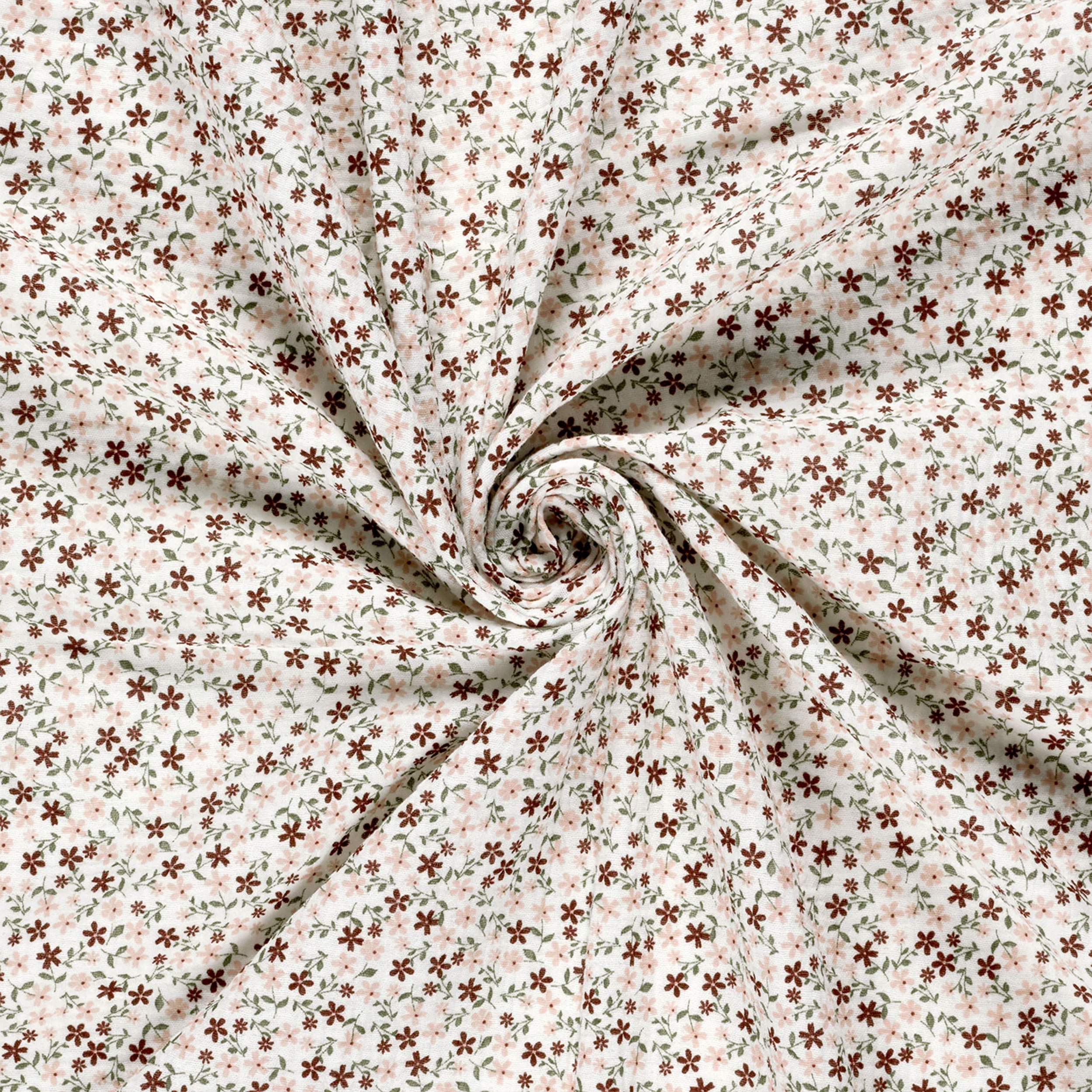 Mussola Cotone Mini Margherite Image