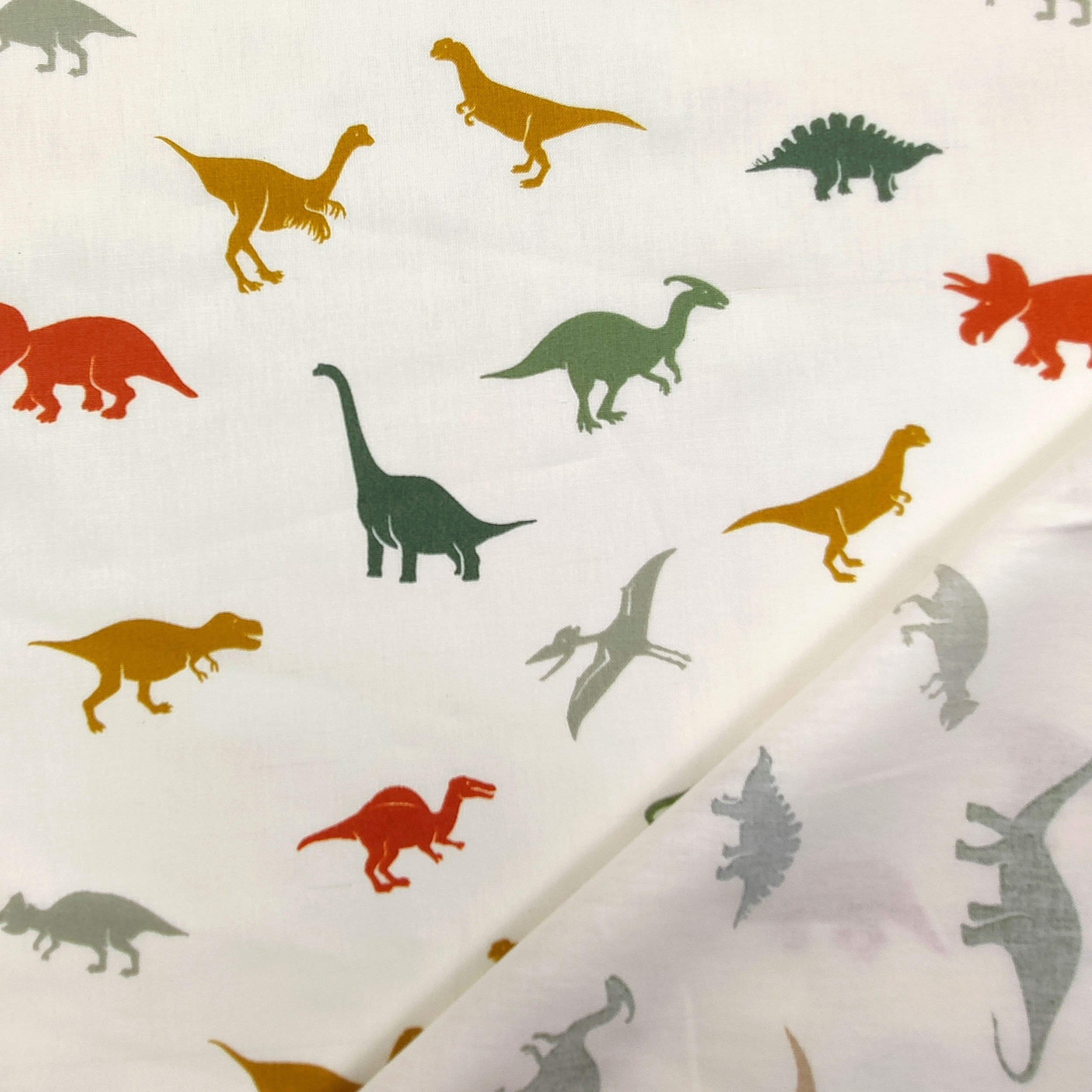 Popeline di Cotone Fantasia Dinosauri Image