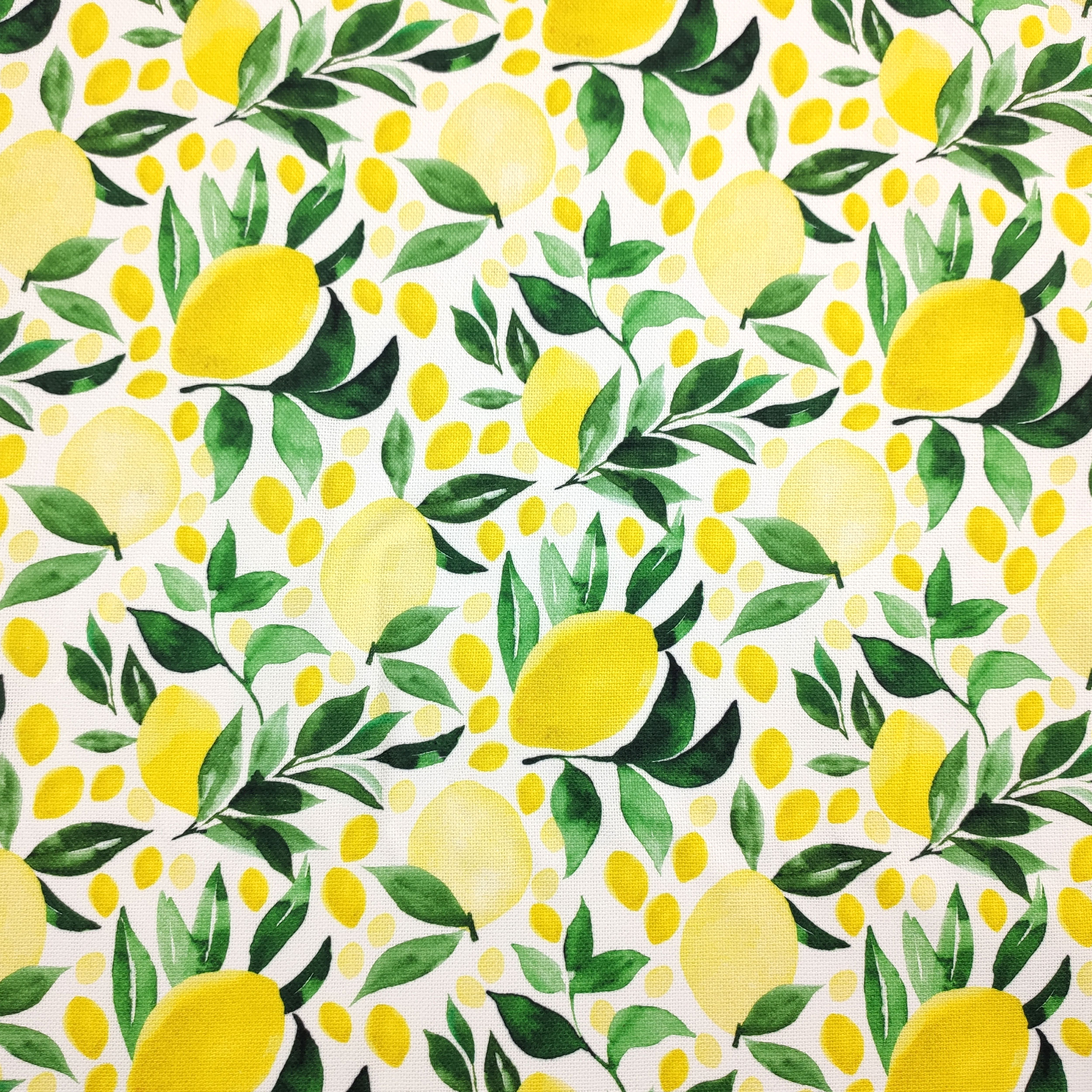 Tessuto Cotone Arredo Limoni