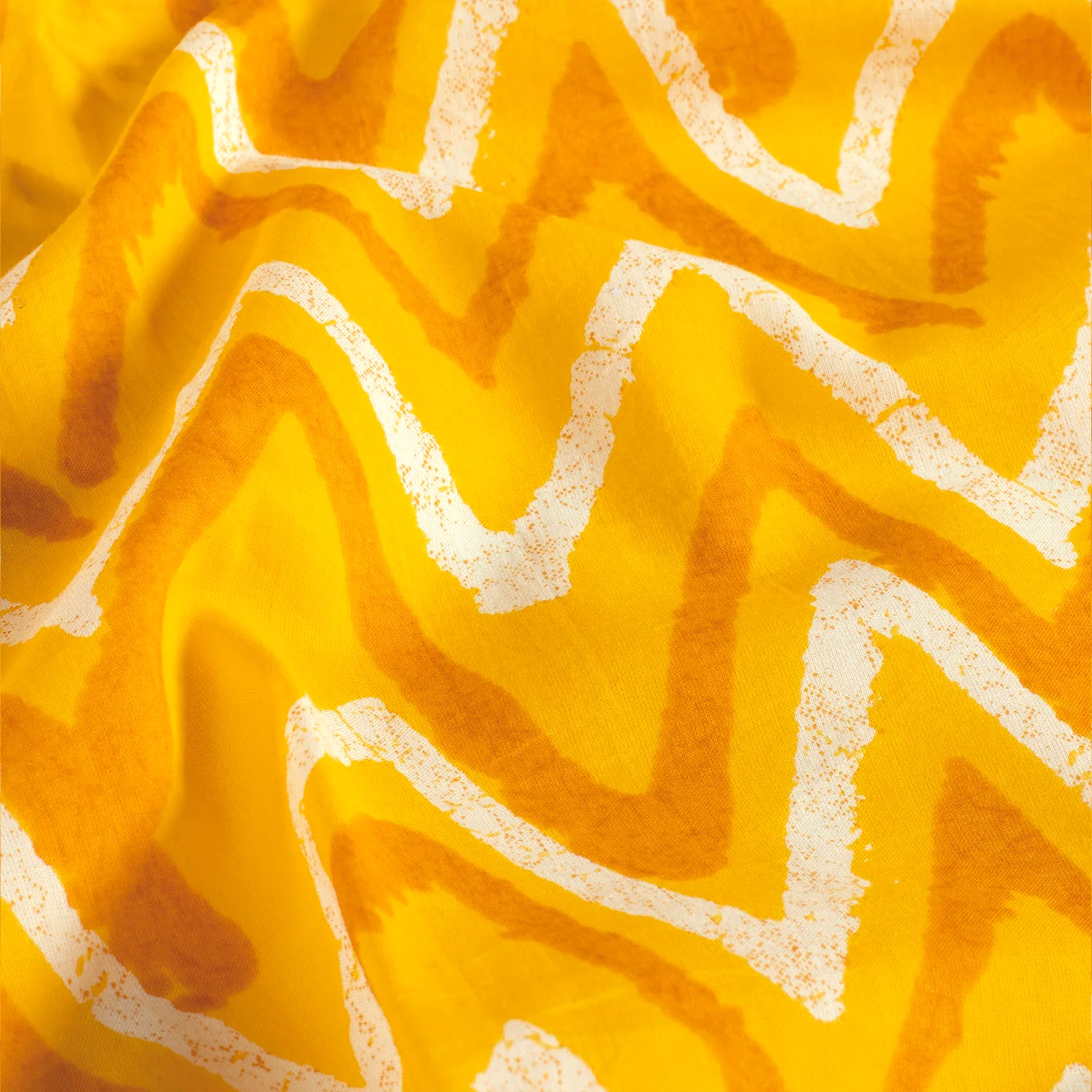 Cotone Fantasia Batik Giallo Image