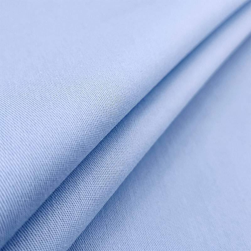Gabardine di Cotone Celeste 