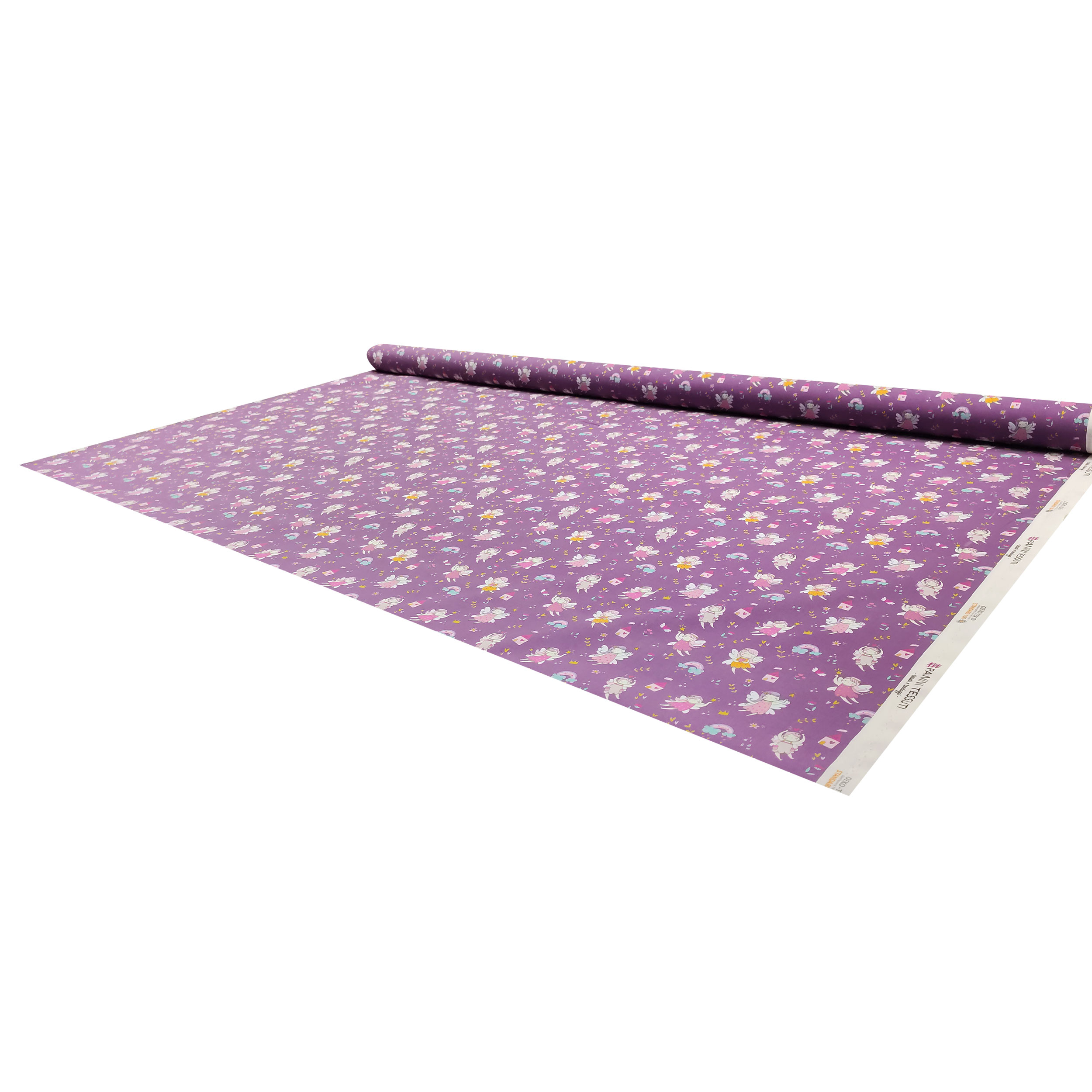 Cotone Fatine Piccole Sfondo Lilla Image