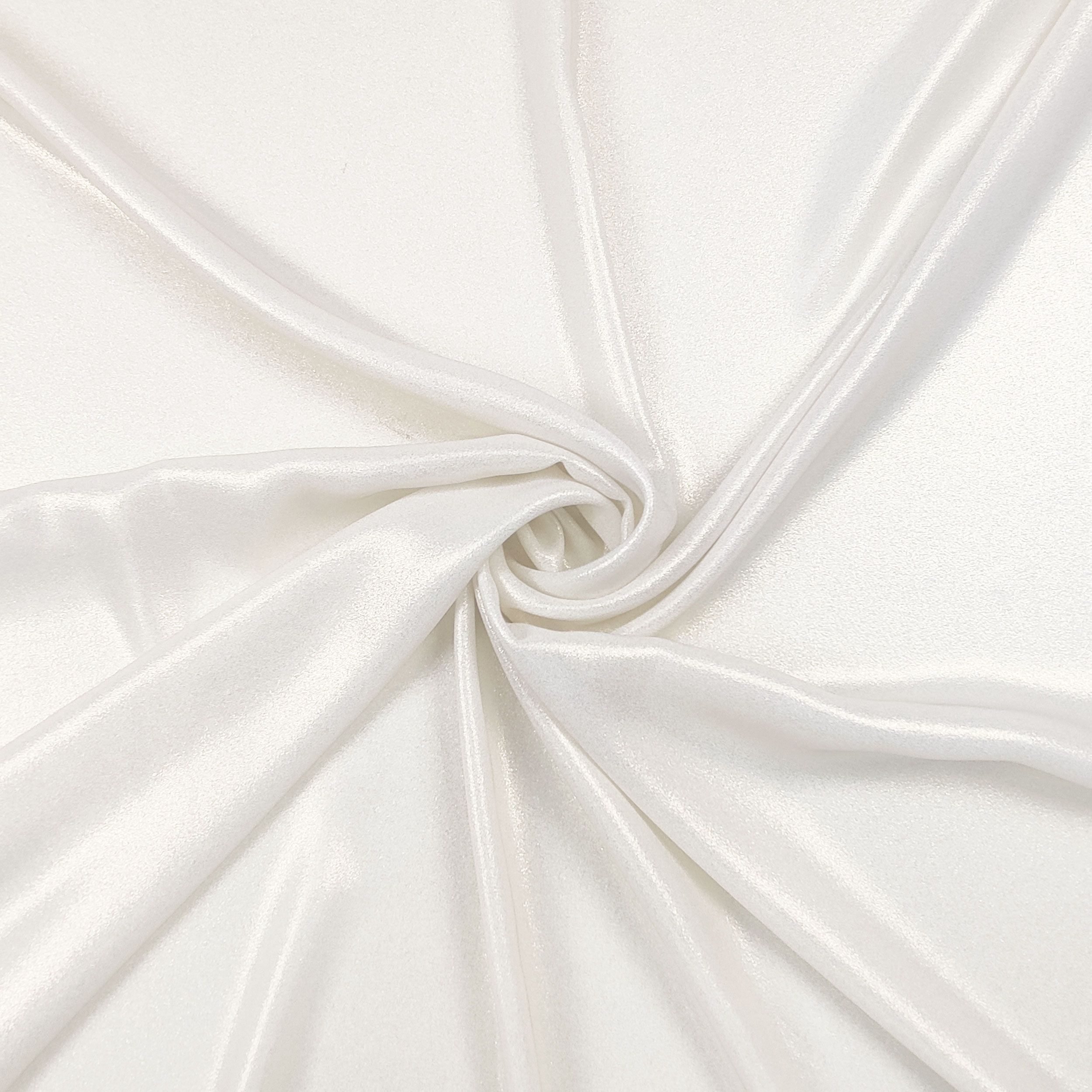 Georgette Laminato Bianco