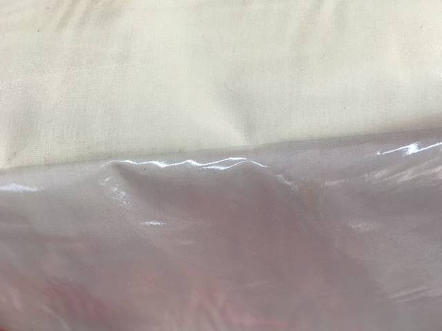 Tela plastica trasparente con carta protettiva 1