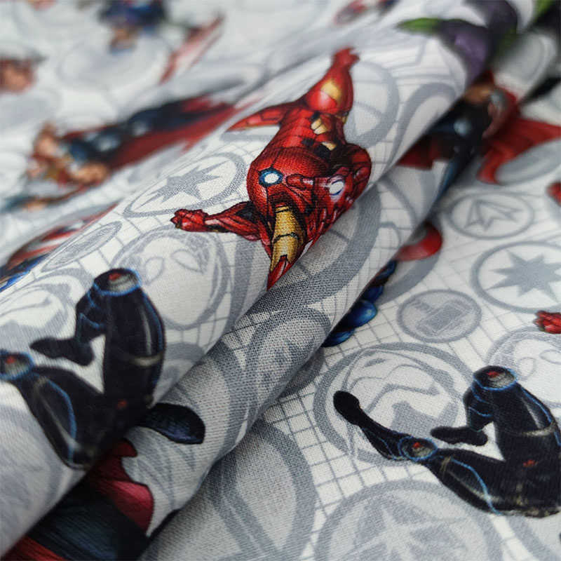 Tessuto di cotone avengers