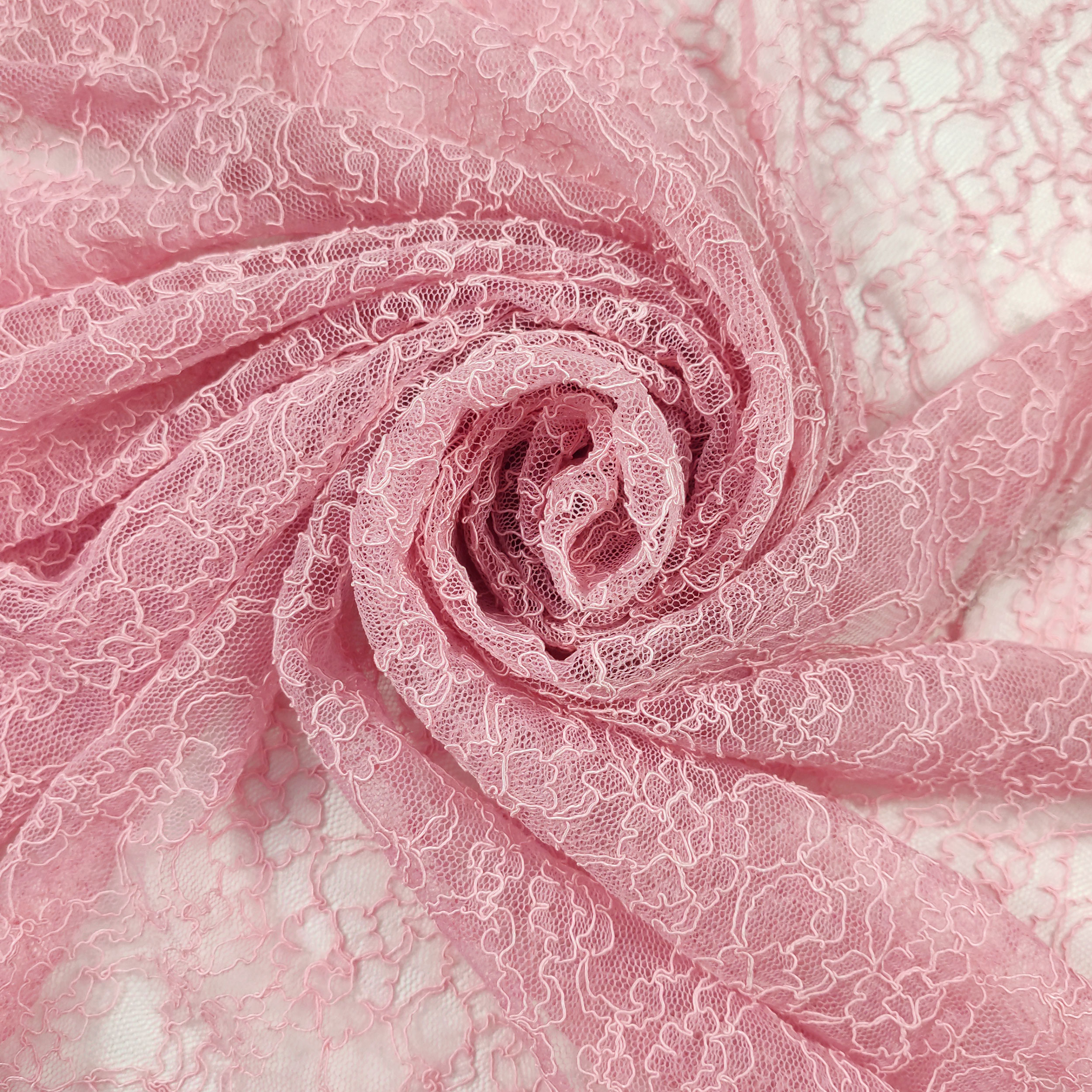 Pizzo Elasticizzato Rosa Image
