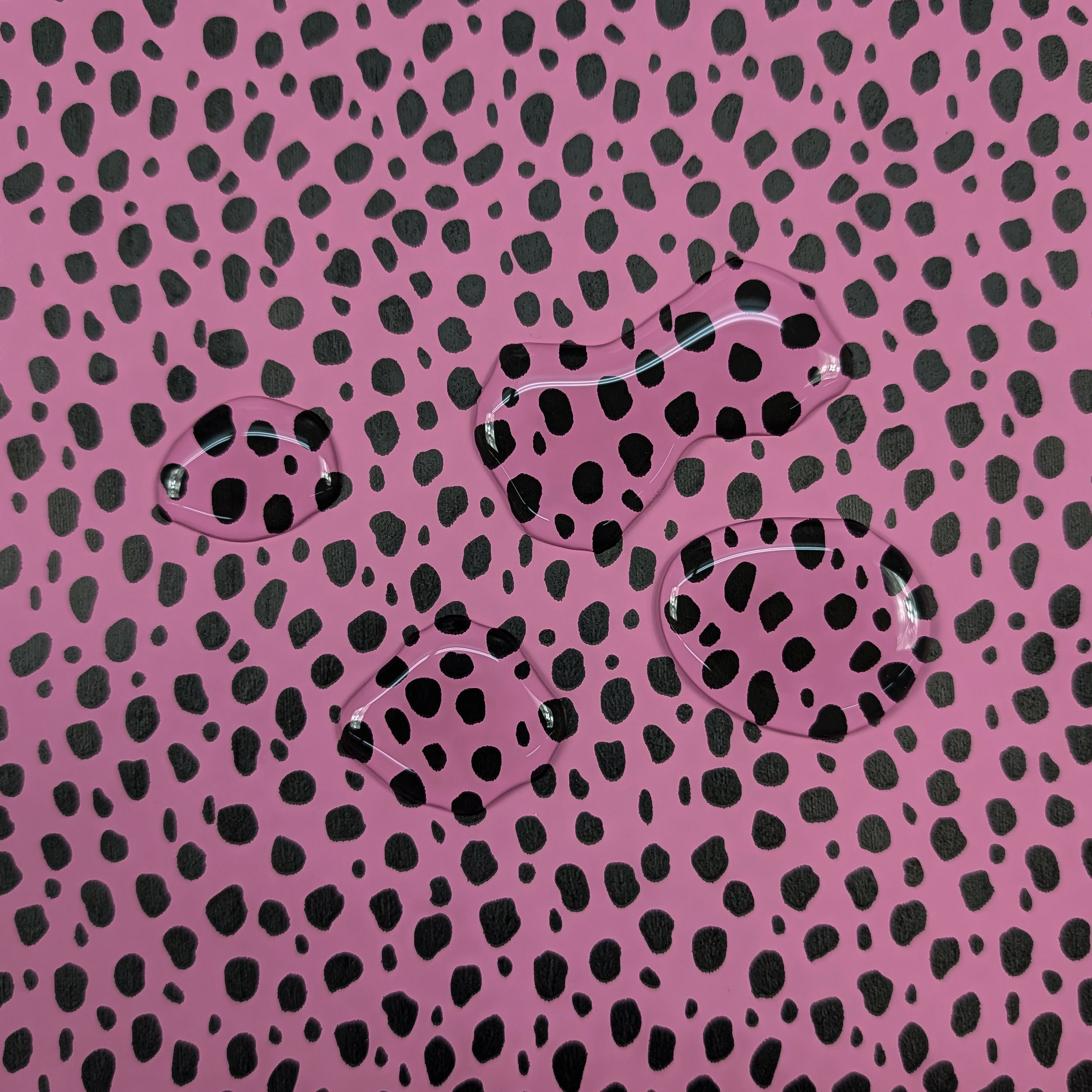 Impermeabile Leopardato Sfondo Violetto Image