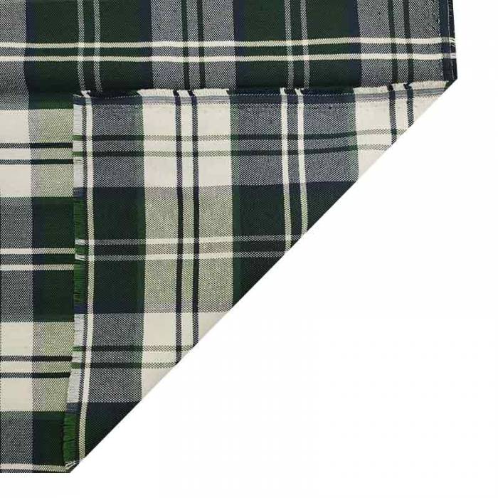Tessuto misto cotone verde 1 