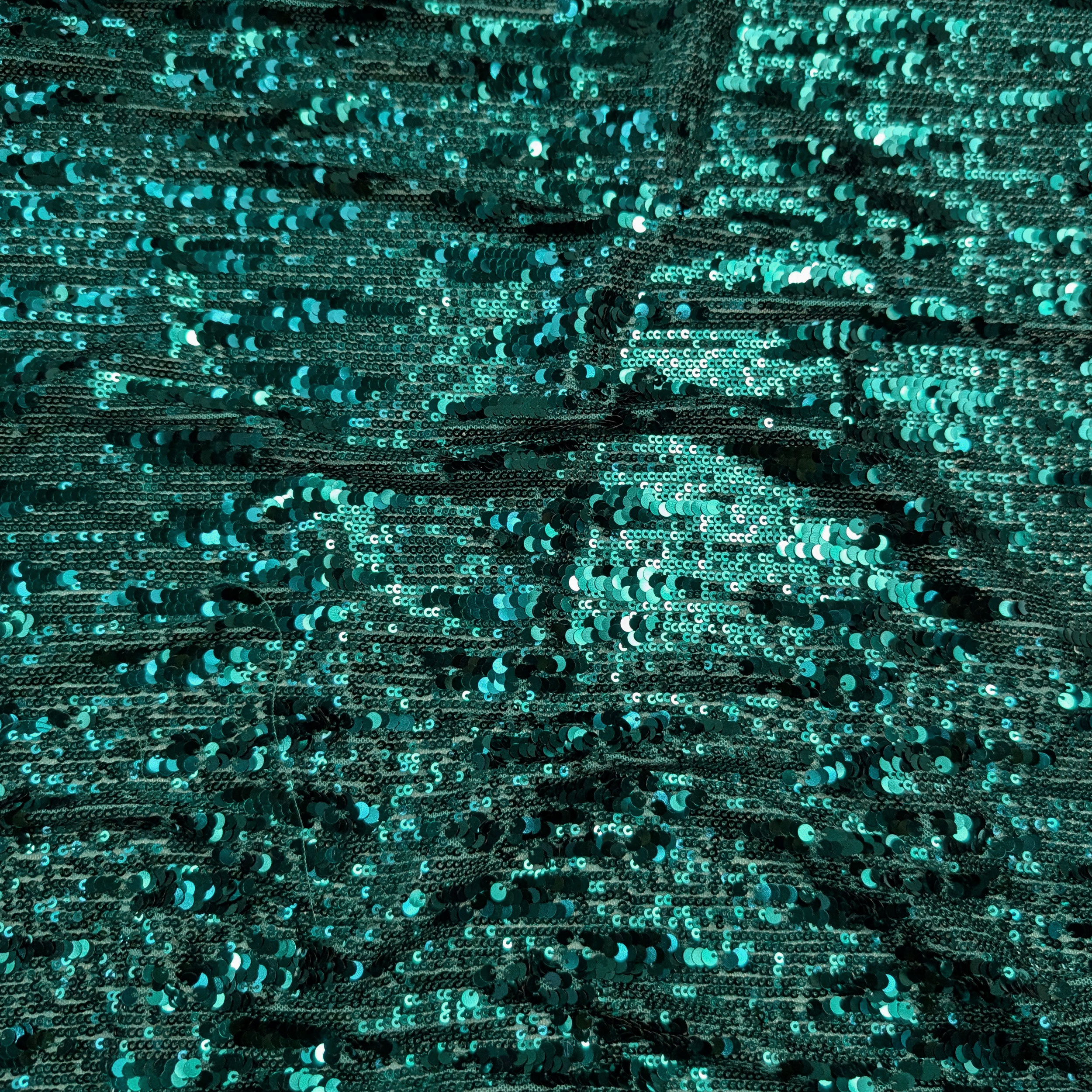 Tessuto Paillettes a Cascata su Tulle Image