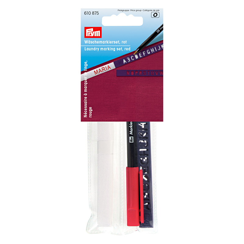 Penna rossa per marcatura biancheria 3 mm prym