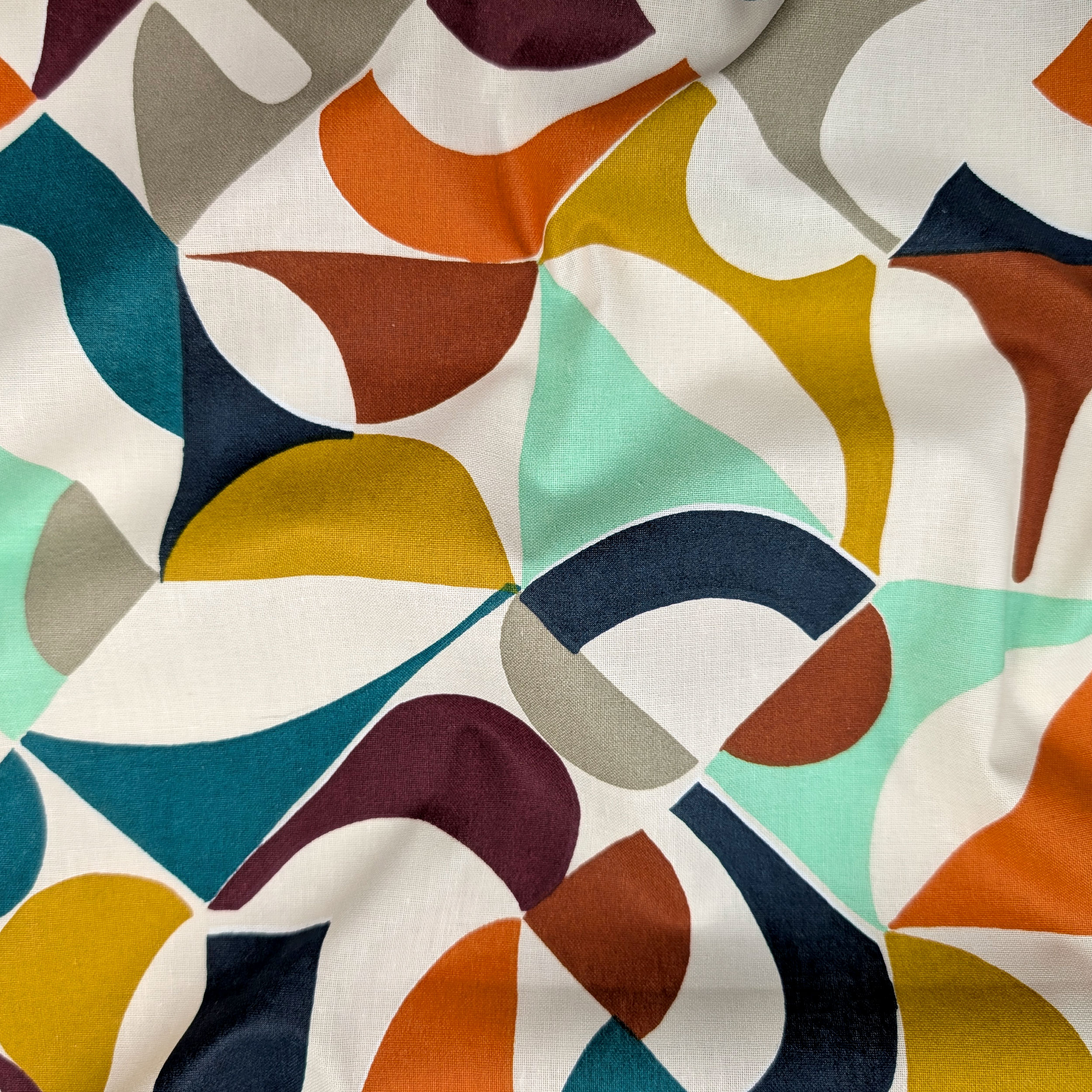 Cotone Arredamento Fantasia Astratta Multicolore Image