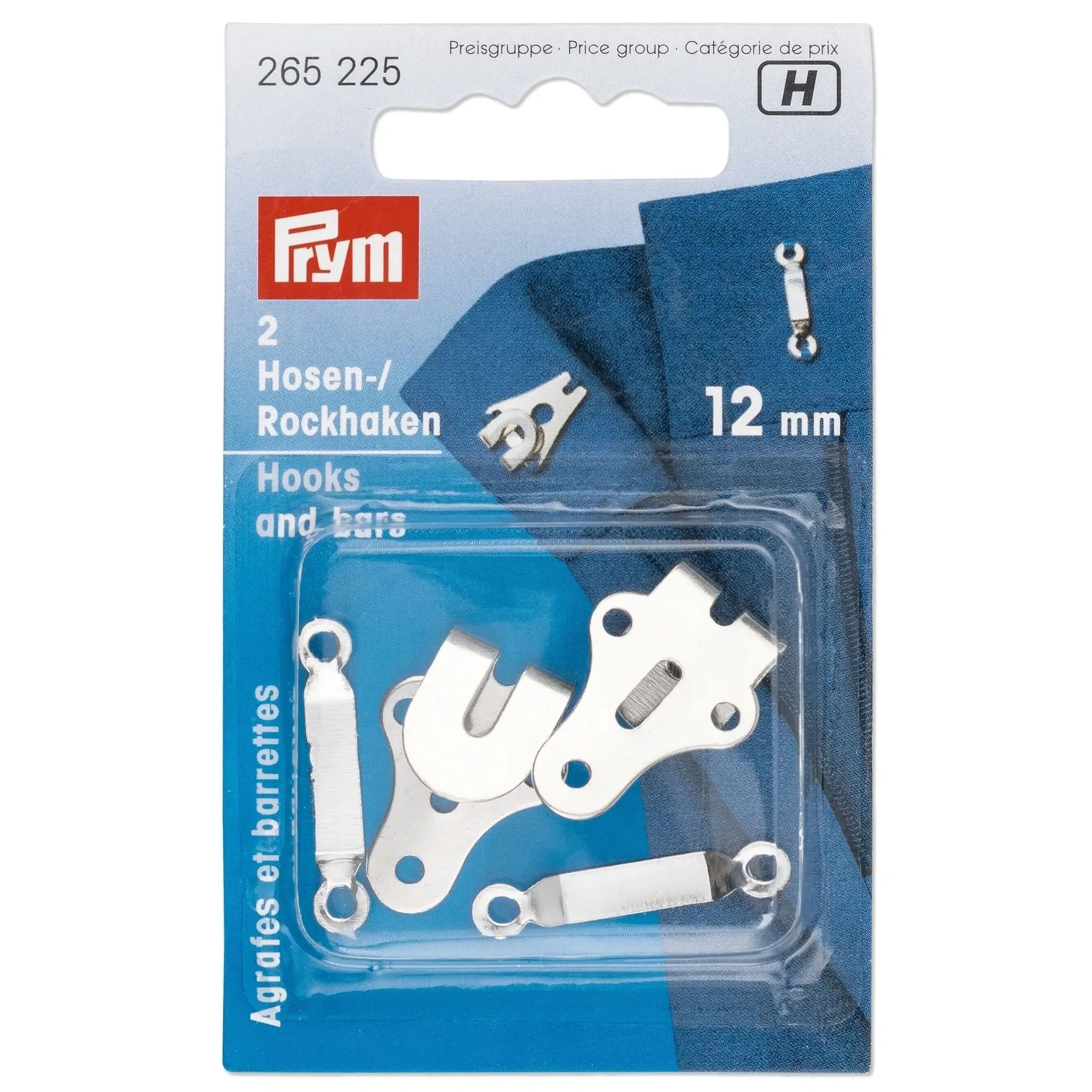 Ganci e Spranghette Prym Argento 12 mm