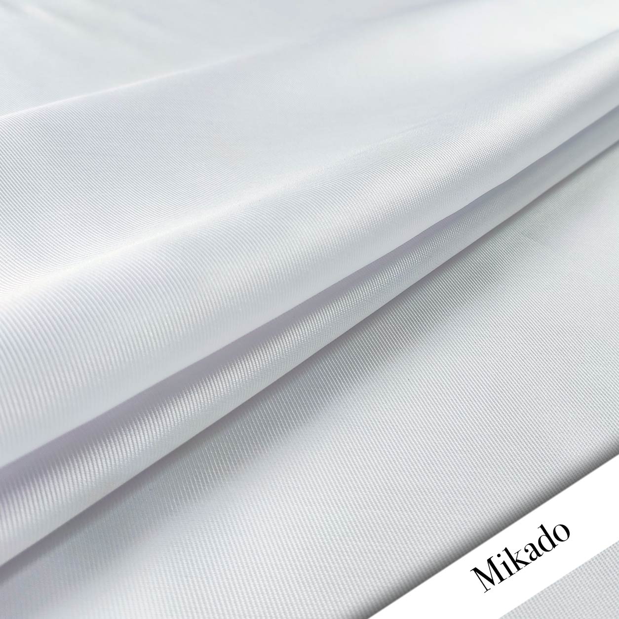 Tessuto Mikado Bianco Ottico