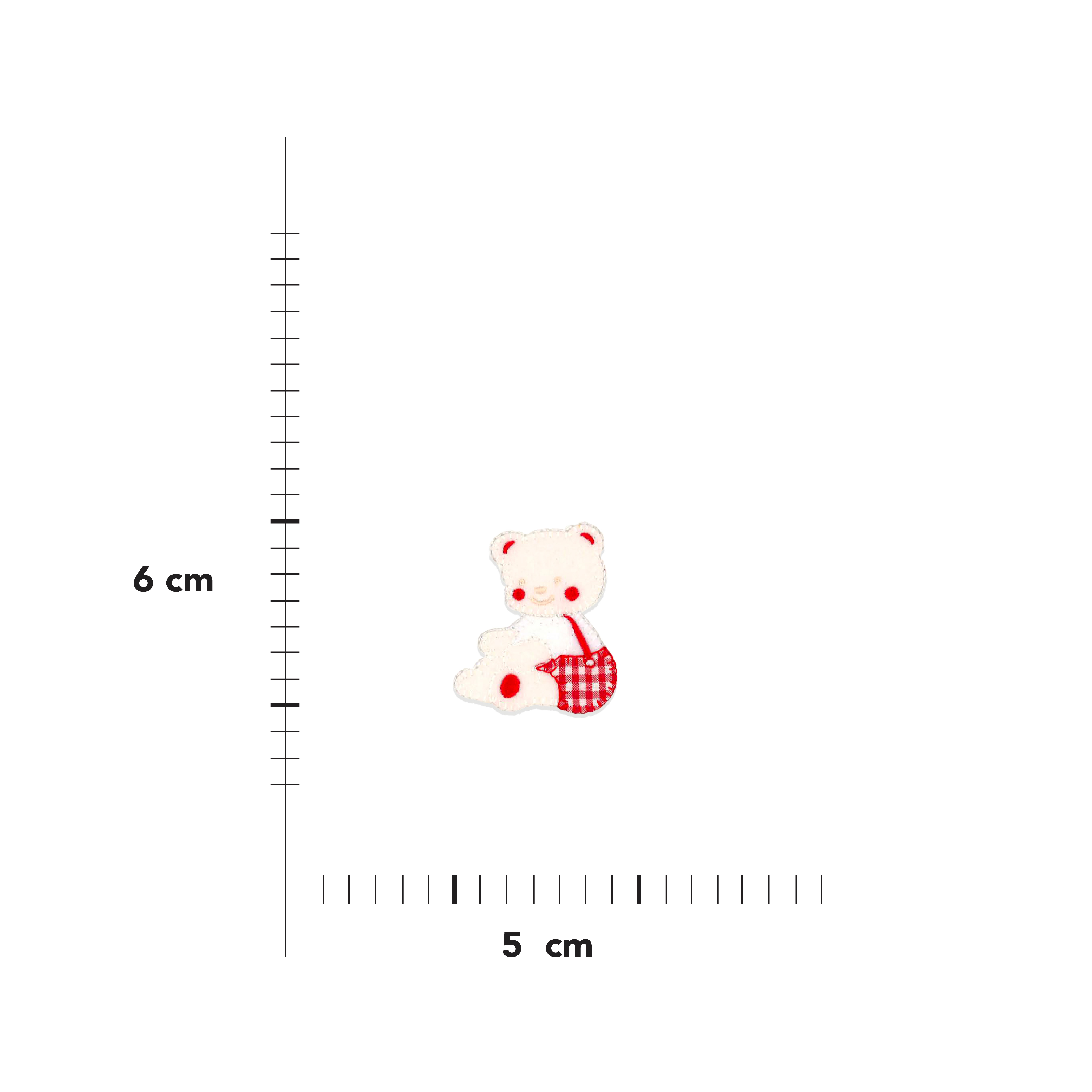 Applicazione Orsetto con Salopette Piccolo Image