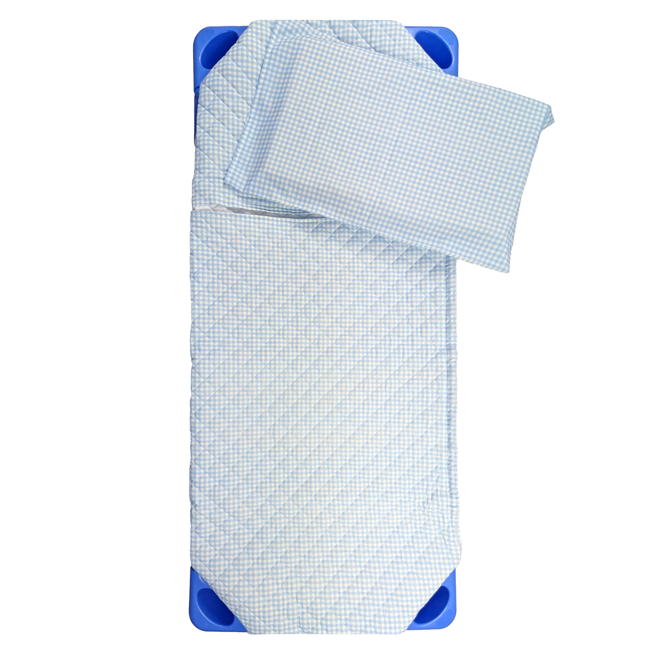 Sacco Nanna Sagomato per Brandine Quadretti Azzurro Image