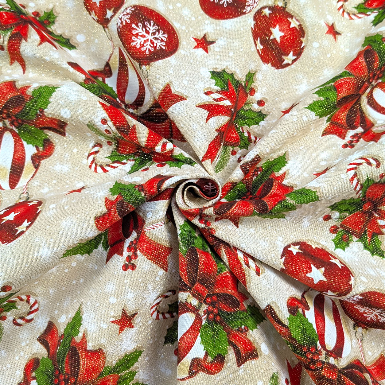 Panama Lurex Palline di Natale Image