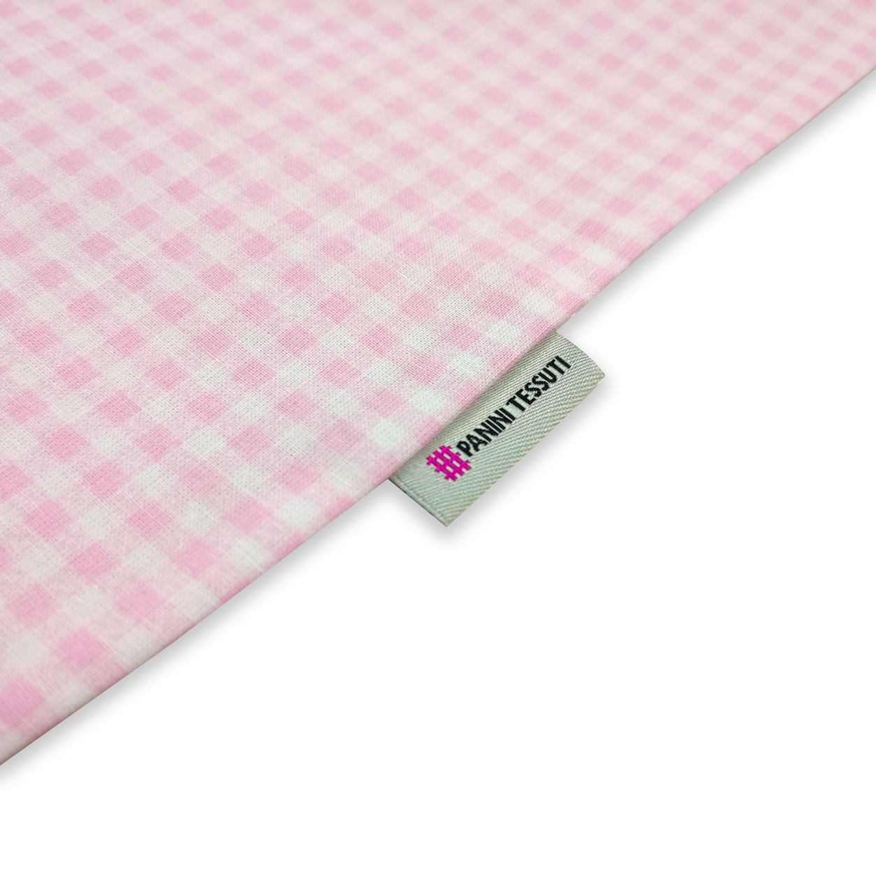 Sacchetto per il Cambio Asilo Quadretti Rosa