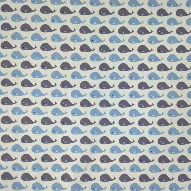 Rasatello di Cotone Piccole Balene