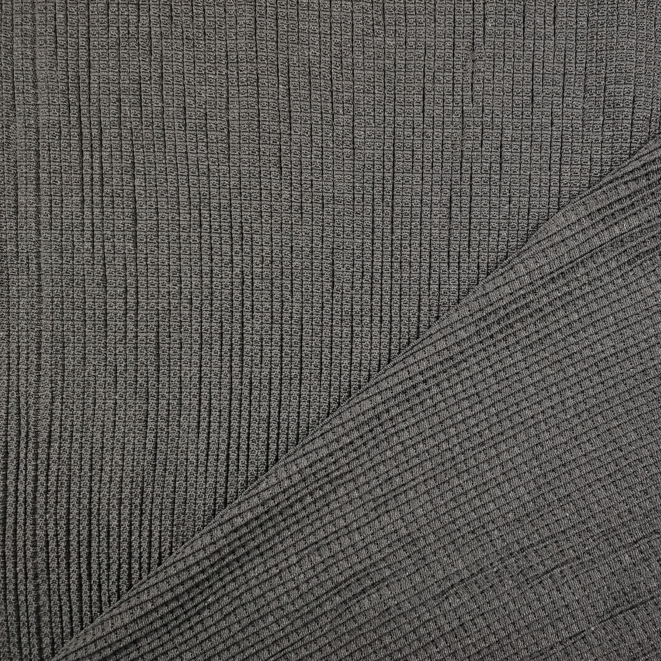 Tessuto Copridivano Elastico Costina Goffrata Grigio Image