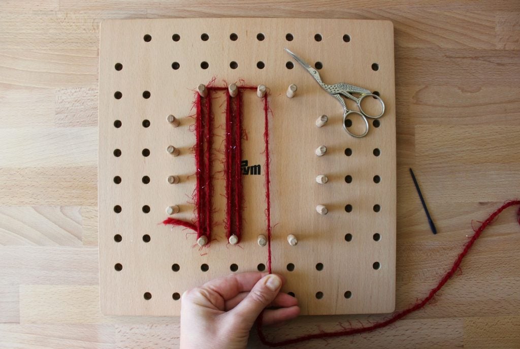 tutorial-telaio-quadrato-lana-legno