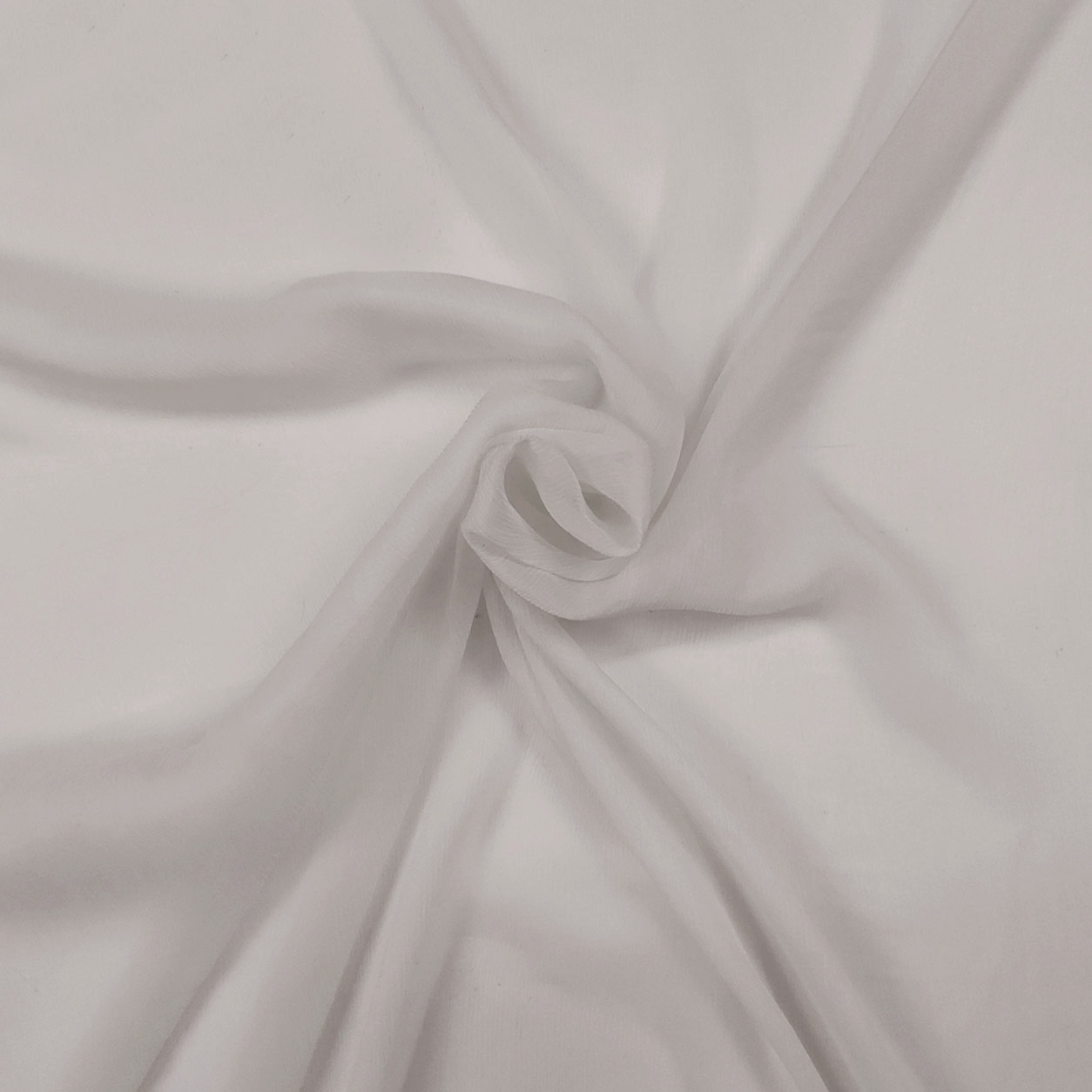 Chiffon 100% Seta Plissé Perla Image