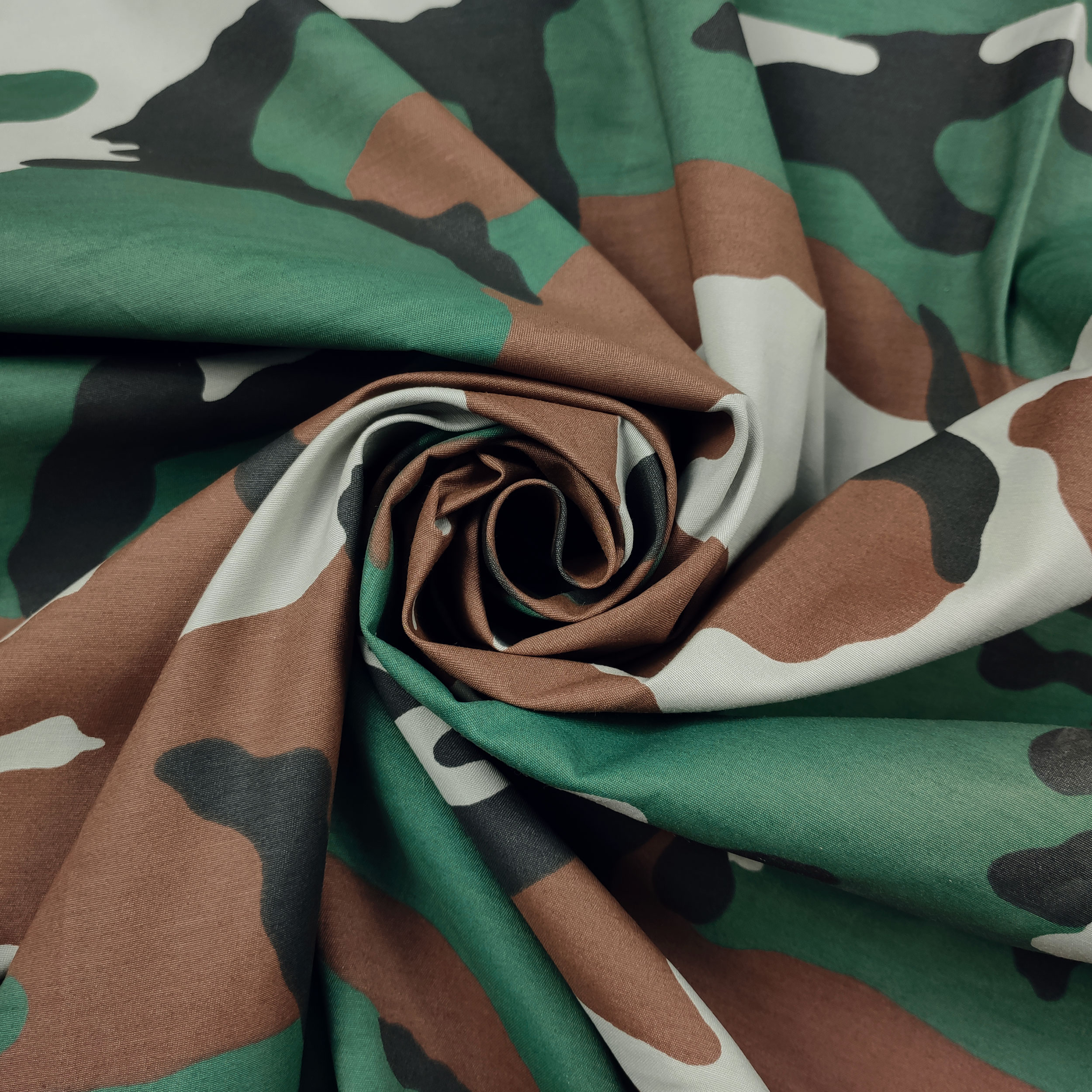 Cotone Spalmato Mimetico Verde | Panini - Foto 6