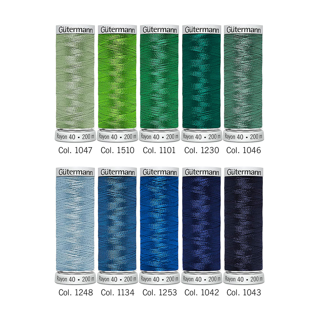 32 Bobine Filo Ricamo Poliestere 1000M - Colori Simili A Janome E RA - Foto 8